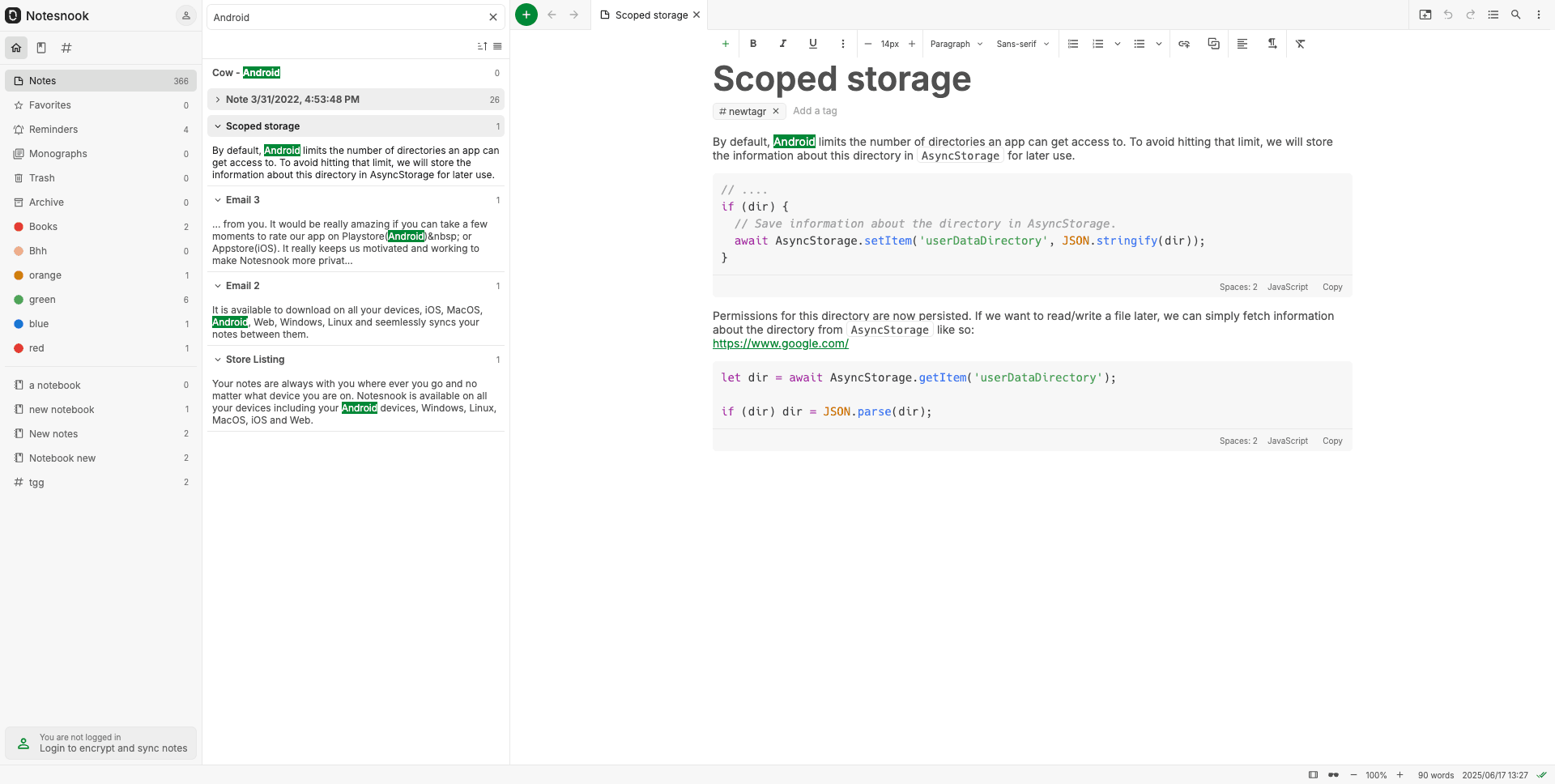 New search experience
